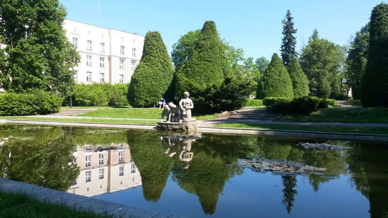 Białystok – rzeźba Praczek w Parku Planty